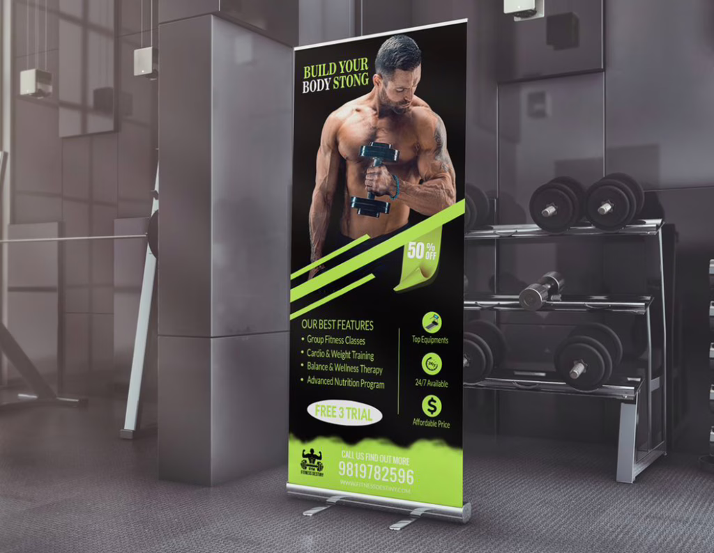 Offers printed on standees
