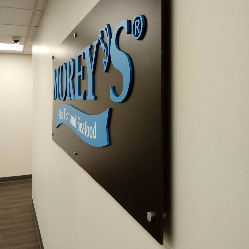 acrylic logo board 2